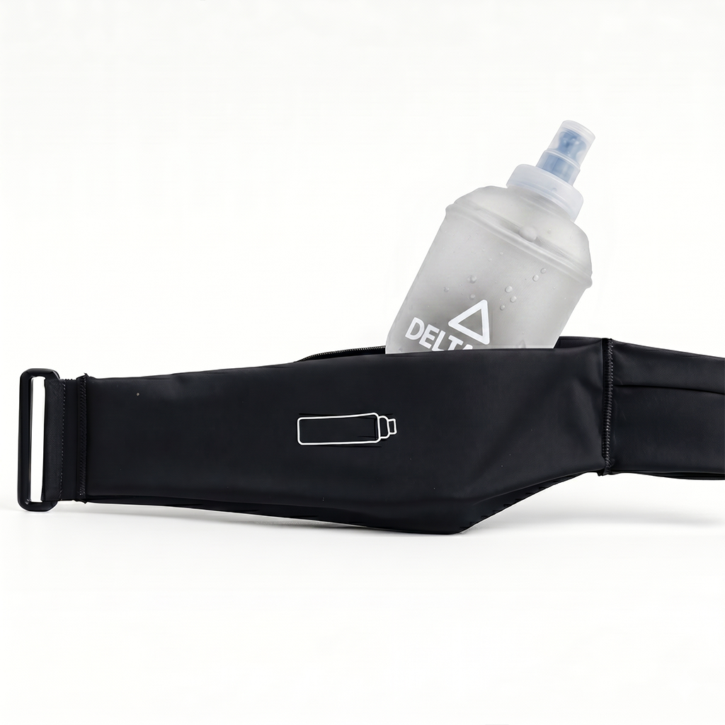 Delta Fit - Drinkflask - in 3 kleuren beschikbaar - Silicoon - Ideaal voor Longrun / Trailrun - 500 ML / 250 ML - Set van 2