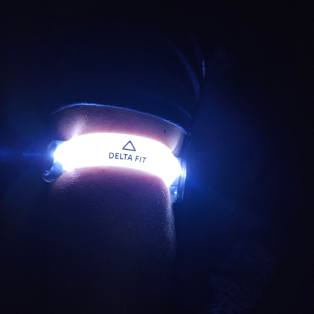 Delta Fit Hardloopverlichting - Set van 2 - Waterafstotend - met Batterij - Wit