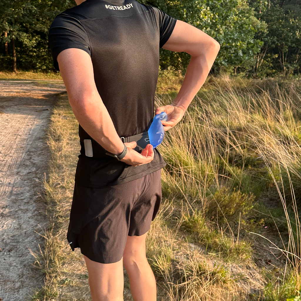 Delta Fit - Drinkflask - Silicoon - Ideaal voor Longrun / Trailrun - 500 ML / 250 ML - Set van 2