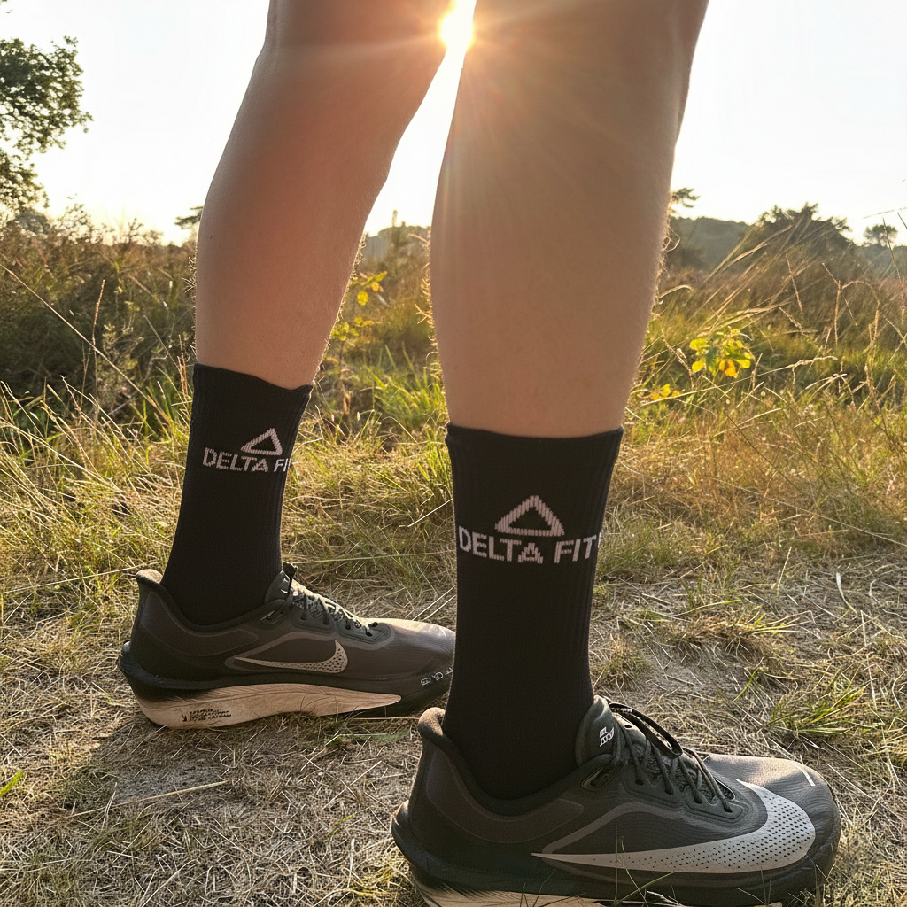 Delta Fit Premium Short Compressiesokken – In 3 verschillende kleuren - Sneldrogend