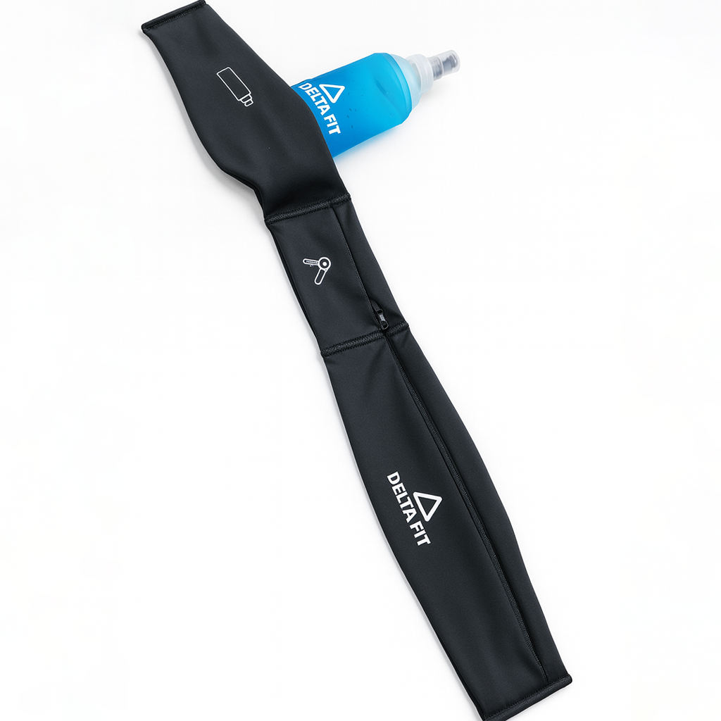 Delta Fit - Drinkflask - Silicoon - Ideaal voor Longrun / Trailrun - 500 ML / 250 ML - Set van 2