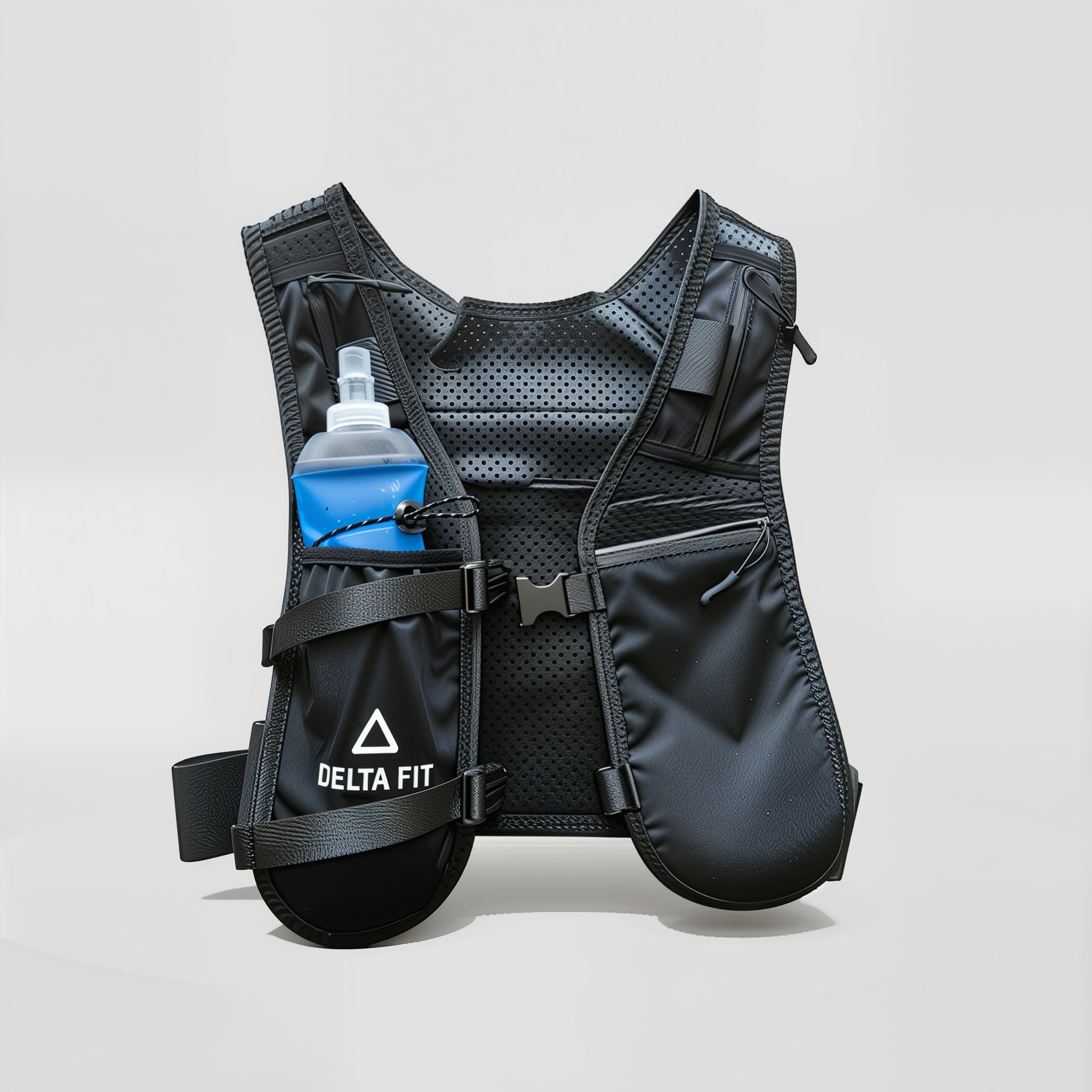 Delta Fit Hardloopvest met Verlichting – Ademend, Licht en Getailleerd