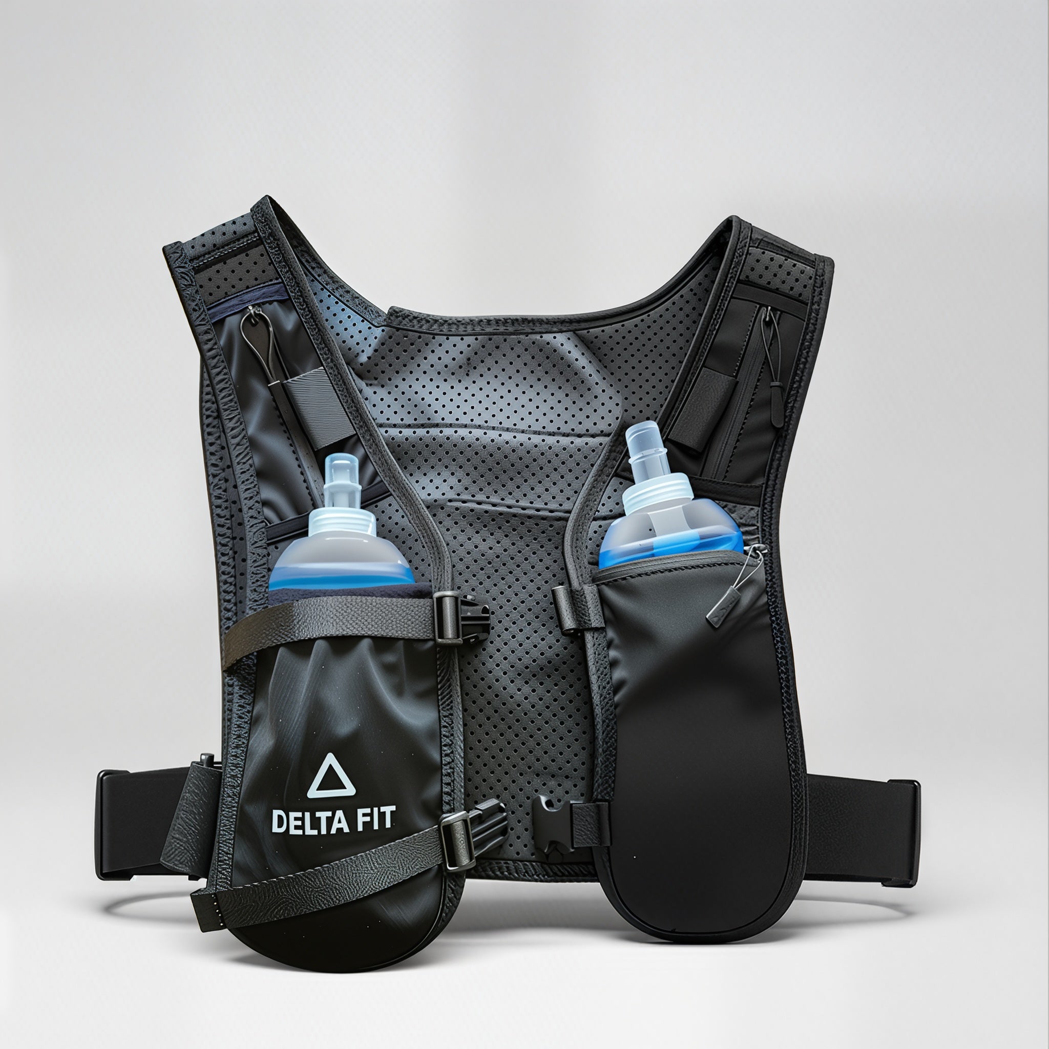 Delta Fit Hardloopvest met Verlichting – Ademend, Licht en Getailleerd