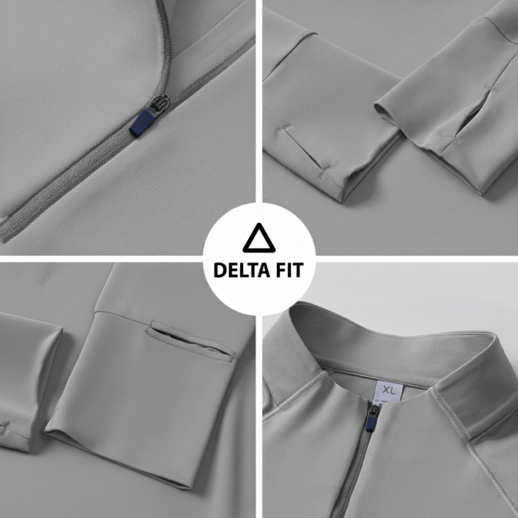 Delta Fit Hardlooptrui – Ultralicht & Ademend – Dry Mesh