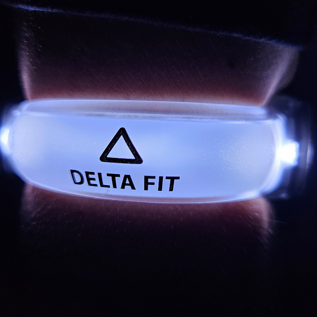 Delta Fit Hardloopverlichting - Set van 2 - Waterafstotend - met Batterij - Wit