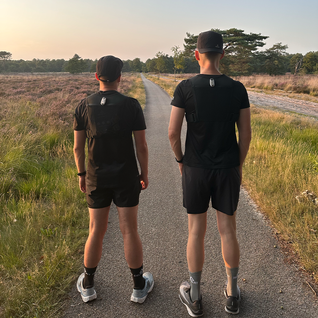 Delta Fit Premium Short Compressiesokken – Grijs - Sneldrogend