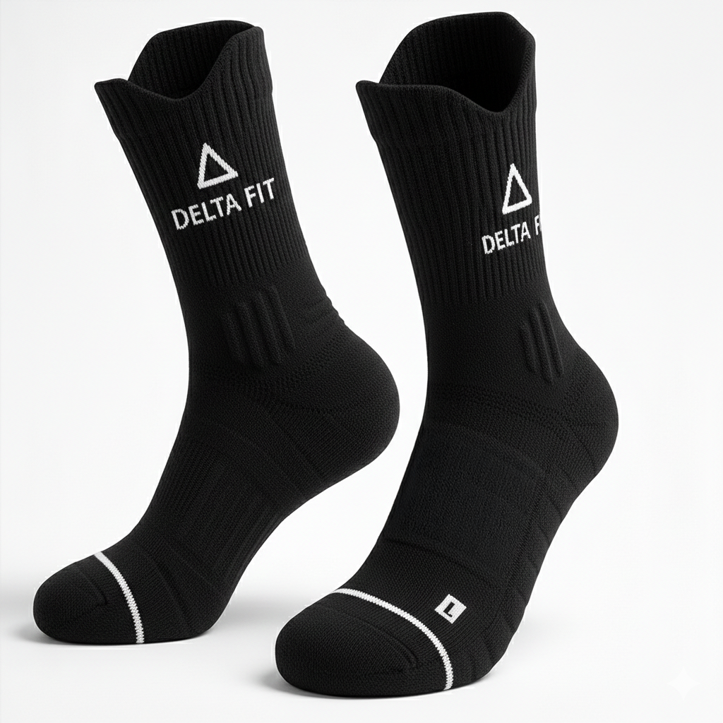 Delta Fit Premium Short Compressiesokken – In 3 verschillende kleuren - Sneldrogend