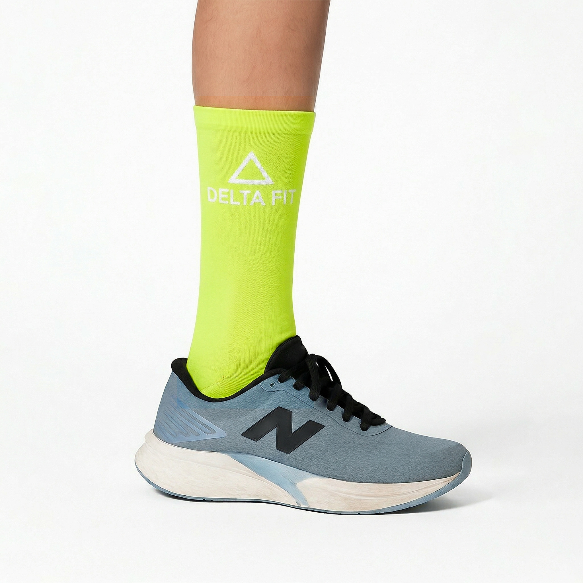 Delta Fit Hardloopsokken Kort – Sneldrogend & Vochtwerend - Geel