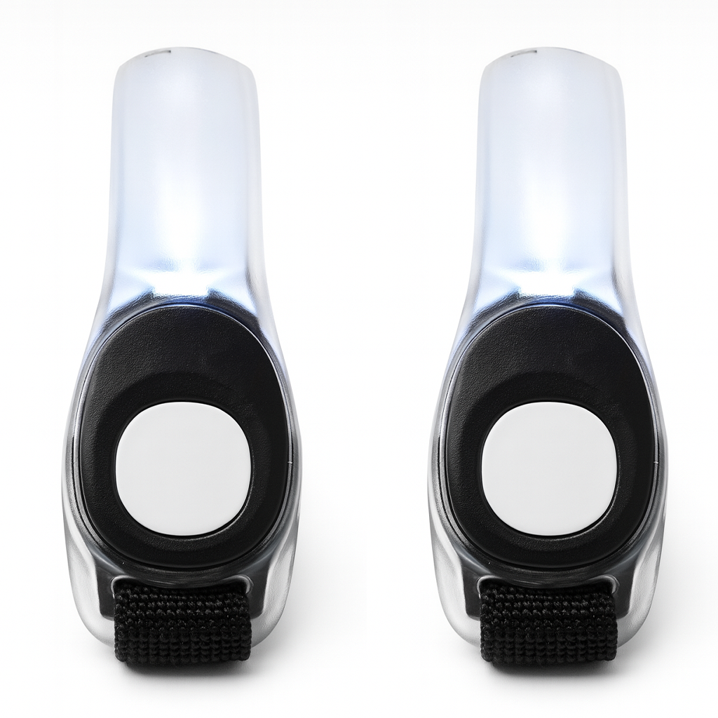 Delta Fit Hardloopverlichting - Set van 2 - Waterafstotend - met Batterij - Wit