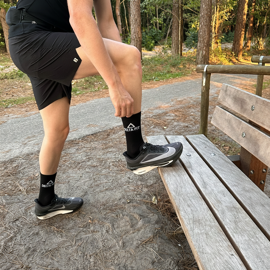 Delta Fit Premium Short Compressiesokken – In 3 verschillende kleuren - Sneldrogend