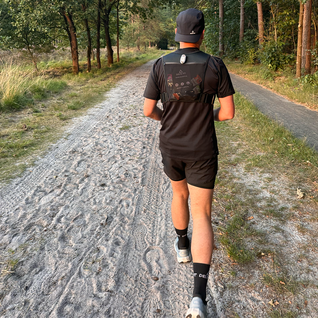 Delta Fit Hardloopsokken Kort – Sneldrogend & Vochtwerend - Zwart