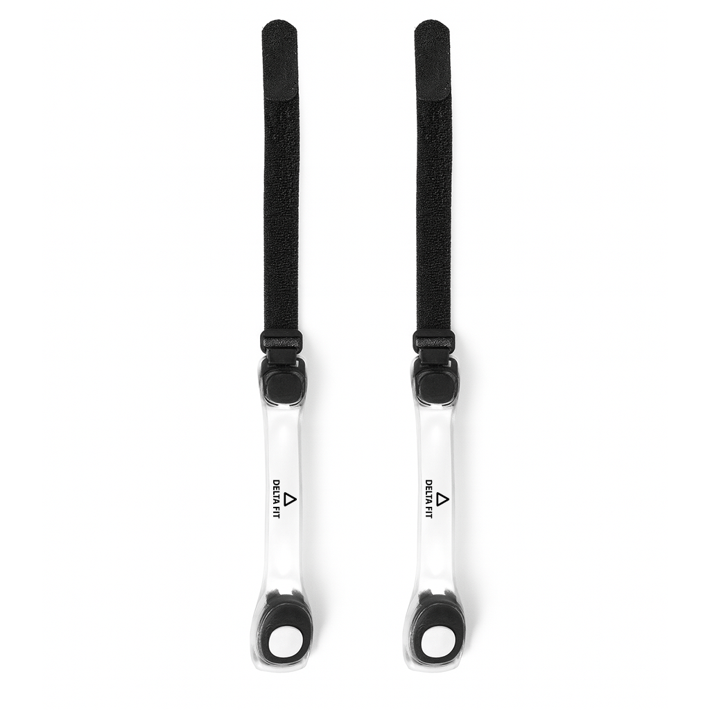 Delta Fit Hardloopverlichting - Set van 2 - Waterafstotend - met Batterij - Wit