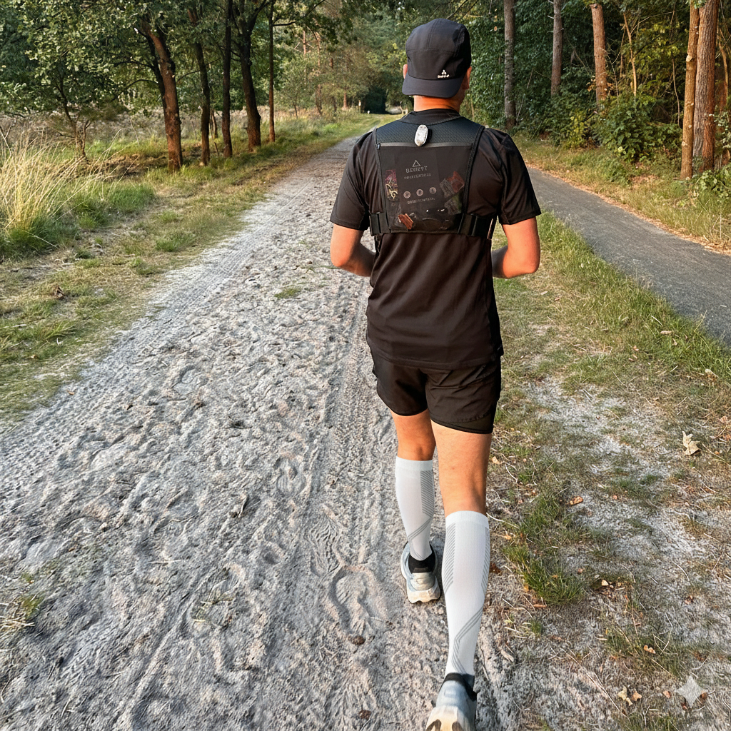 Delta Fit Compressiesokken Lang Heren & Dames – Wit/Zwart