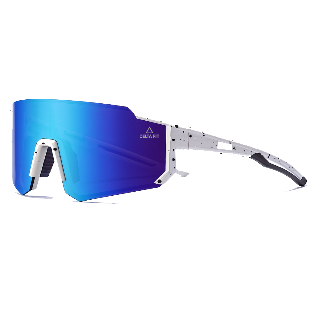 Delta Fit Running Zonnebril – UV-bescherming – Zwart / Wit