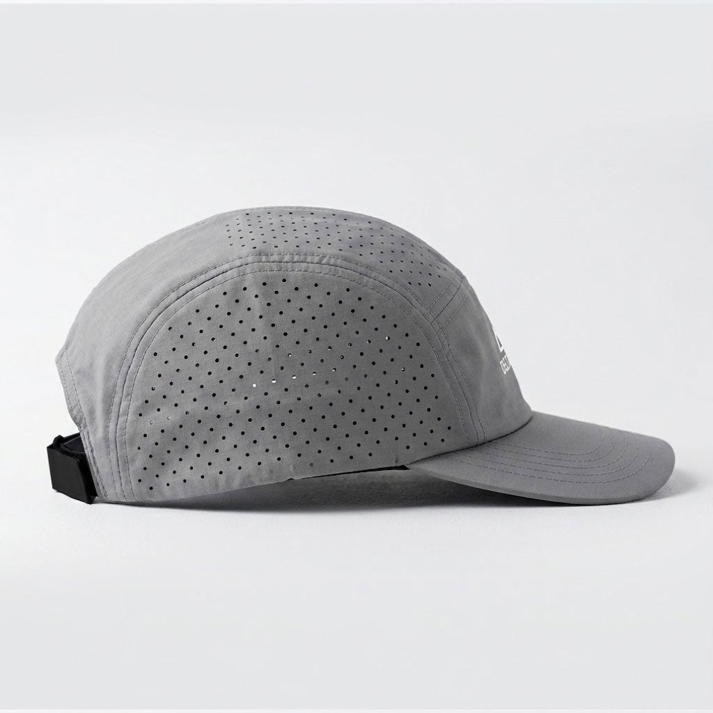 Delta Fit Cap Grijs – Sport Pet Unisex – Ademend & Sneldrogend